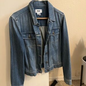 Paige Blue Denim Jacket for Women